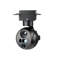 A609R Ultra-Compact Lightest Triple-Sensor 3-Axis EO/IR & LRF Gimbal Camera