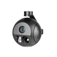 Q20KTIRM 4K 20X Optical Zoom EO/lR 3km Laser Rangefinder Triple Sensors Object Tracking Gimbal Camera