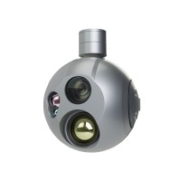 A20KTR 4K 20X Optical Zoom Triple Sensors Al Object Tracking Target GPS Coordinate Resolving and 3000m LRF Gimbal Camera