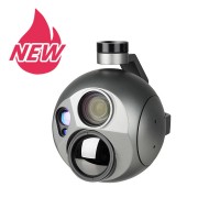 A30TR-1575 Precision Vision Redefining Optical and Thermal Imaging Triple Sensors Al Object Tracking Gimbal Camera